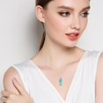 thumbnail image 2 of TANGPOET Sloth Necklace for Women 925 Sterling Silver Sloth Pendant Necklace Blue Crystal Jewelry Sloth Gifts for Her Daughter Wife Women, 2 of 5