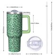 thumbnail image 2 of Leopard Print 40oz Tumbler– Stainless Steel Insulated Tumbler with Handle and Straw, Large Capacity Travel Cup for Hot & Cold Drinks, 2 of 6