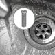 thumbnail image 2 of Tornillos para cesta de fregadero Tornillos de drenaje de acero inoxidable de 70 mm Accesorios de fijación Tornillos para pernos de fregadero Tornillos para tapón de colador de cesta de fregadero pa, 2 of 2