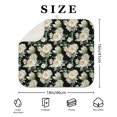 thumbnail image 3 of Microfibre Drying Mat for Kitchen Pink and White Gouache Floral Pattern Dish Drying Drainer Mat Absorbent Pioneer Drying Mat Washing Up for Glass, Plate & Cup 16inch X 18inch, 3 of 7