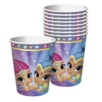 Nickelodeon Shimmer and Shine 9oz Cups, 8 Count