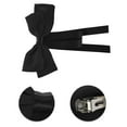 thumbnail image 3 of Unique Bargains Women's Elegant Ribbon Multi-layer Bow Hair Clips 3 Pcs Black, 3 of 5