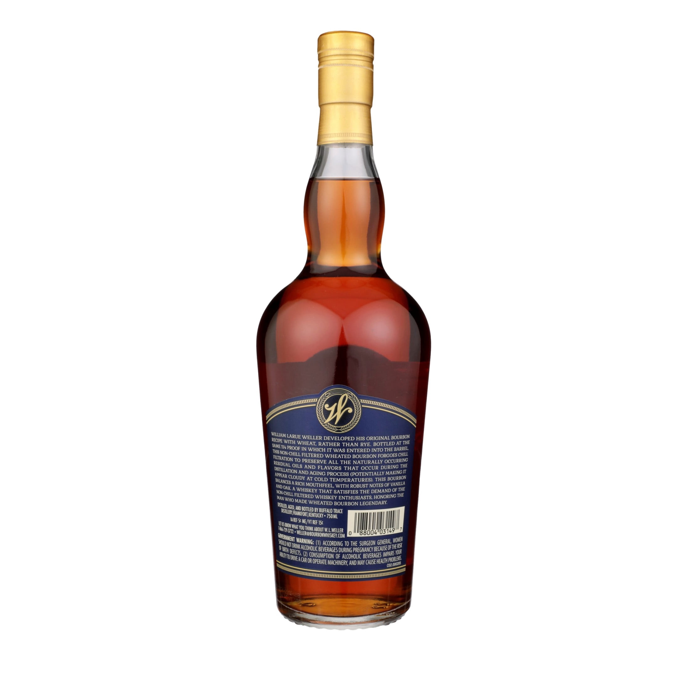Weller Full Proof Kentucky Straight Bourbon Whiskey, 750ml 114 Proof