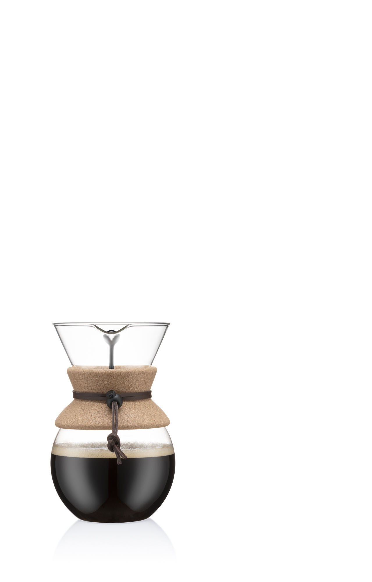 BODUM Pour Over Coffee Maker with Permanent Filter, 34 Ounce, Cork - image 5 of 8