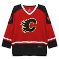 thumbnail image 1 of NHL Calgary Flammes Mens Long Sleeve Deluxe Fans Jersey Sweater, 1 of 2