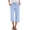 51# Blue, variant on Capris Pants for Women Casual Summer 2026 Petite Pull on Straight Wide Leg Loose Drawstring Elastic Waist Cropped Trouser Blue 2XL