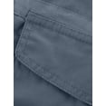 thumbnail image 4 of Noilla Women Shorts Casual Cargo Short Linen Loose Ladies Plus Size Bottoms Summer Pants Dark Blue 2XL, 4 of 5