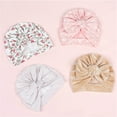 thumbnail image 6 of Baby SweetieCute Turban Hat Cap Beanie Bonnet with Big Bowknot Hospital Hats Knot Headwraps Turbans for Newborn Baby Toddlers Infants, 6 of 6