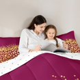thumbnail image 5 of Manfei Wildlife Cheetah 3 Pieces Queen Comforter Set,Abstract Gradient Ultra Soft Bedding Sets,Sequin Print Bedding Comforter Set,Ultra Soft Animal Room Decorative,Reversible, 5 of 8