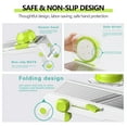 Lychee Adjustable Mandoline Slicer, Stainless Steel Veggie Dicer, Kitchen Potato