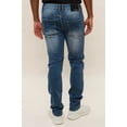 thumbnail image 6 of Victorious Men's Distressed Rip and Repair Denim Jeans DL1119 - Indigo - 36/32, 6 of 6