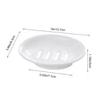 thumbnail image 3 of EGNMCR Japanese-Style Soap Box High-End Home Bathroom Soap Box Double-Layer Drainable Soap Storage Container Concise Bathroom Soap Dishes Plastic Soap Dish, 3 of 6