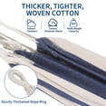thumbnail image 3 of BeesClover Hamac Double Bleu avec Support, Hamac en Coton Portable Robuste de 450 Lb pour 2 Adultes, Ensemble de Hamacs Autoportant Intérieur Extérieur avec Support en Acier et Sac de Transport, 3 of 8