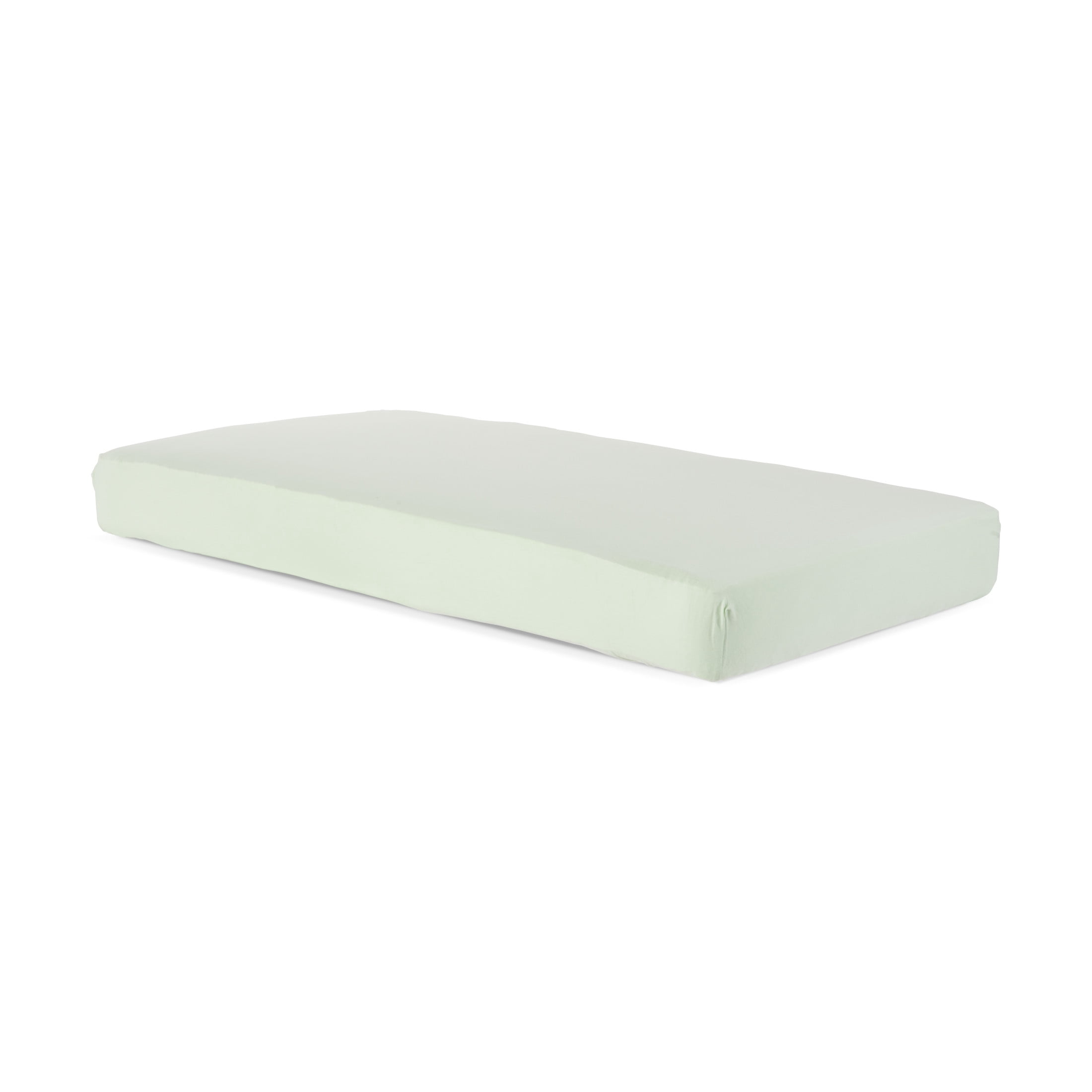Foundations SafeFit Compact Crib Sheets, 100% Cotton, Heavy-Duty Elastic, 6-Pack, Mint