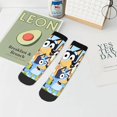 thumbnail image 7 of Silaia Bluey Print Adult Socks,Ankle Athletic Running Socks,Cushioned Breathable Low Cut Sports Tab Socks for Men and Women,Moisture-Wicking Crew Socks, 7 of 7