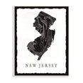 thumbnail image 2 of The Stupell Home Decor Collection Black and Grey Marbled Paper New Jersey State Silhouette Wall Plaque Art, 10 x 0.5 x 15, 2 of 4