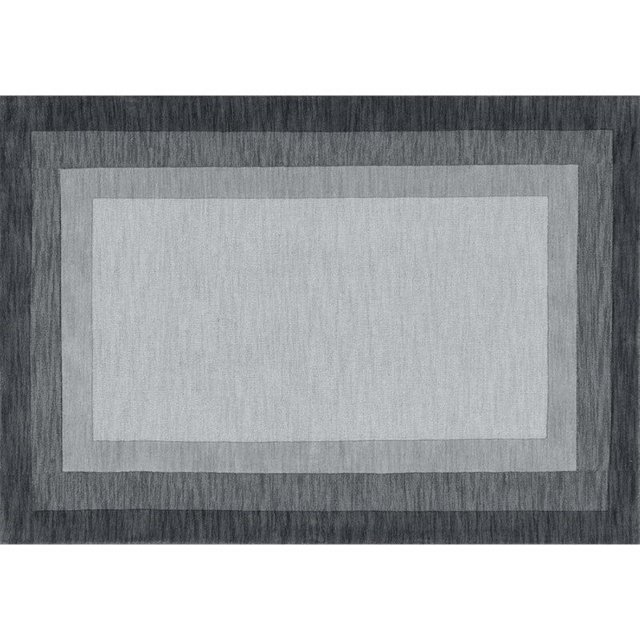 Loloi Hamilton 7'10" x 11' Hand Tufted Wool Rug in Slate