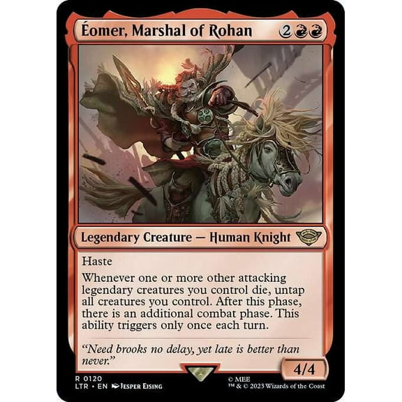 MtG Tales of Middle-Earth Rare Eomer, Marshal of Rohan #120