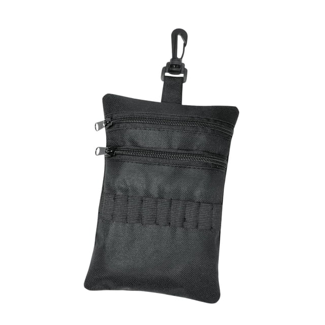 Bolsa para pelotas de golf, soporte para tees, bolsa de práctica para hombres y mujeres, bolsillo con cremallera, tela Oxford, bolsa de transporte,