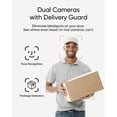 thumbnail image 3 of eufy Security Video Doorbell E340 (alimentado por batería), cámaras duales con protector de entrega, 2K Full HD y visión nocturna en color, compatible con HomeBase S380, sin tarifa mensual, 3 of 5