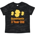 thumbnail image 3 of Inktastic 3rd Birthday Duck Quacktastic 3 Year Old Boys or Girls Toddler T-Shirt, 3 of 5
