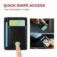 thumbnail image 2 of FALAN MULE Leather Wallet for Men Slim RFID Blocking Card Holder Travel-Friendly Minimalist Front Pocket Wallet, 2 of 7