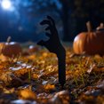 thumbnail image 4 of 5 Pcs Black Acrylic Skeleton Hand Yard Stakes, Halloween Creepy Ground Insert Decor for Garden Graveyard Outdoor Party Decoration, 4 of 7