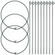 thumbnail image 2 of 3 jaulas y soportes para peonías, estructuras de soporte para plantas trepadoras, soportes para plantas de exterior, 2 of 7