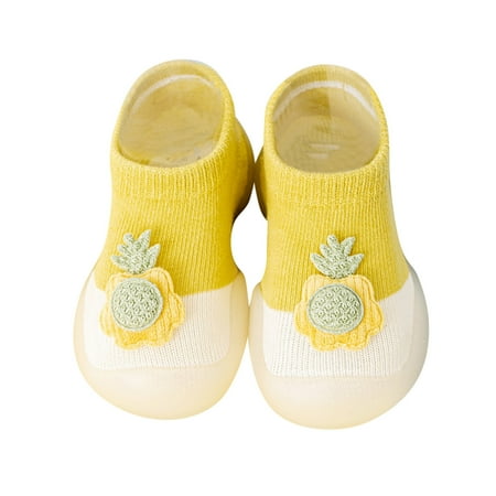 

Fsqjgq Shoes 4C Girls Toddler Kids Baby Boys Girls Shoes Cute Cartoon Soft Soles First Walkers Antislip Shoes Prewalker Soft Bottom Shoes Cotton Yellow 18