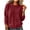 Wine, variant on Womens Sweatshirt with Pockets Lightweight Long Sleeve Round Neck Sweatshirt Keep Warm Tops