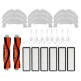 thumbnail image 1 of For Bot D10 Plus / RLS3D Robotic Vacuum Cleaner Spare Parts Main Side Brush Hepa Filter Mop Cloth Rag, 1 of 5