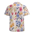 thumbnail image 3 of High Quality Hawaiian Shirts for Men Short Sleeve Aloha Beach Shirt Floral Summer Casual Button Down Shirts Blouses M7GIMY, 3 of 7