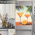 thumbnail image 3 of Yayeee Magnetic Dishwasher Cover for The Front Decoration Home Kitchen Machine Sticker Protector, Mid Century Glasses, 3 of 6