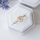 thumbnail image 3 of Senior Dulce Luna Luz Piedra Anillo Apertura Femenino Tejido Anillo Hueco Anillo de Moda Luz Anillo de Alto Grado, 3 of 7