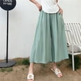 thumbnail image 1 of Womens Loose Pants Summer Wide Leg Rayon Blend, 1 of 10