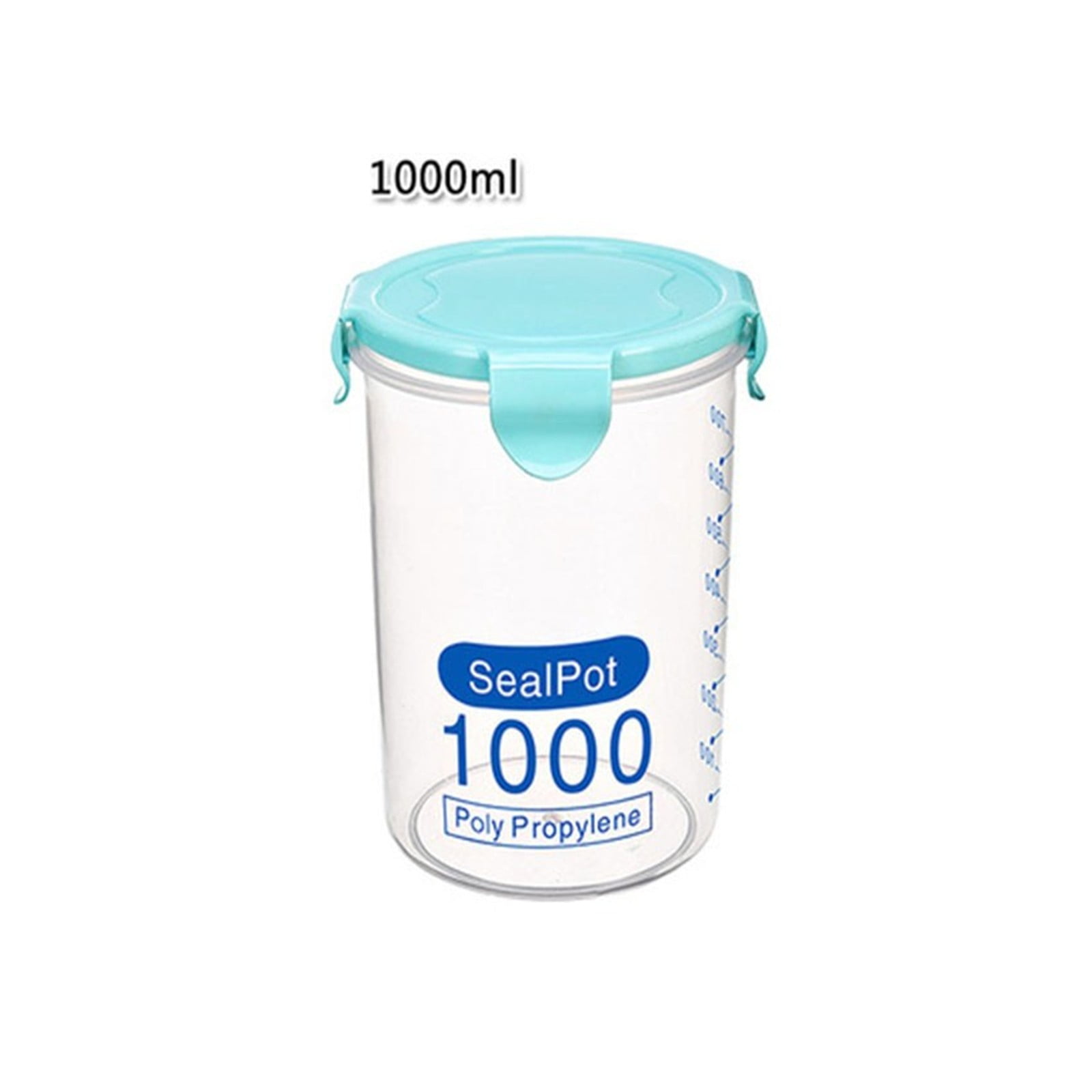 600-1000ML Plastic Kitchen Storage Box Preservation Sealing Food Container Jars