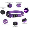 thumbnail image 2 of MASBRILL LED Dog Collar, USB Rechargeable Light Up Dog collar,Light Flashing Dog Collar Purple L, 2 of 8