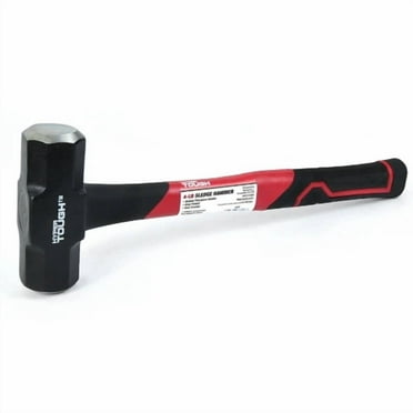 ToughBuilt 4 Lb Fiberglass Blacksmith Hammer – Heavy-Duty Sledge With Drop-Forged Steel Head & Shock-Absorbing Handle