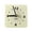 Light Yellow, variant on Minimalist Tabletop Clock Creative Pendant Impact-Resistant Easy to Use Battery Powered Bedside Table Clock