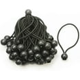 thumbnail image 6 of 6 inch 50 Piece Heavy Duty 5mm Ball Bungee Canopy Cord By Wellmax, Black Color, 6 of 6