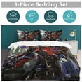 thumbnail image 5 of Transformers 3-Piece Comforter Set for Bedroom, Transformers Bedding Set for Kids Adults, Soft Microfiber Duvet Cover Set with Zipper Closure, 1 Duvet Cover + 2 Pillow Covers, 5 of 8
