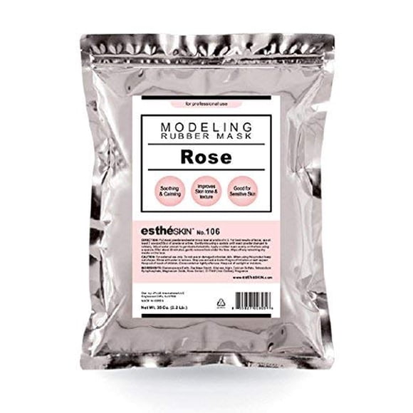 estheSKIN No.106 Rose Peel Off Type Modelado Máscara de goma en polvo para tratamiento de cuidado de la piel facial 35 oz