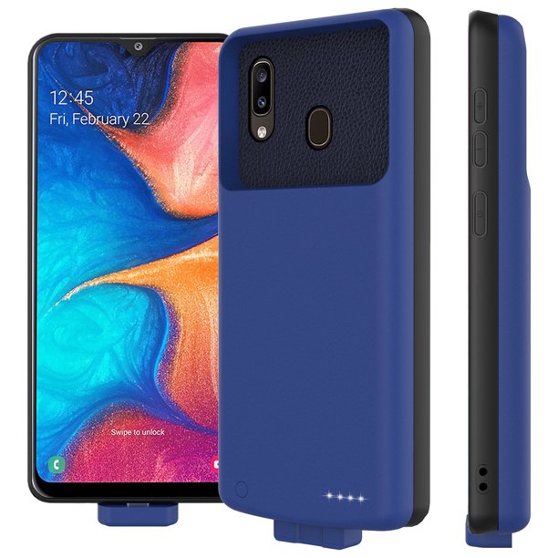 Battery Pack For Samsung Galaxy A20 A30 Battery Case 5000mah Slim Backup Power Bank Charger Case Portable Walmart Com