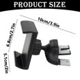thumbnail image 2 of 360° Rotatable Car Air Vent Phone Mount, Adjustable Clip-On Holder for Cell Phones, Stable Cradle for Driving, Compatible with Most Smartphones for Safe Viewing And Easy Access, Phone Stand *1 Piece, 2 of 2