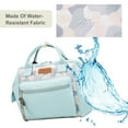 thumbnail image 4 of Bolso de pañales multifuncional Bolsa de viaje al aire libre Bolsa de bebé Bolso para mamá Resistente al agua Gran capacidad con asa de transporte Bolsillo aislado, 4 of 8