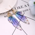 thumbnail image 1 of 2 pares de pendientes de personalidad femenina con alas de mariposa para novia, 1 of 5