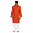 thumbnail image 4 of Atasi Kurta Pyjama Indien Ensemble 2 Pcs pour Hommes Tenue de Fête Robe Traditionnelle Tenue Ethnique, 4 of 7