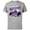 Athletic Heather, variant on Daisy Duck Racing Team "VROOOOSH" Race Car Driver - Short Sleeve Cotton T-Shirt for Adults - Customized-White