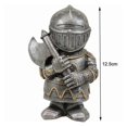 thumbnail image 2 of Estatua de resina de caballero con armadura de guardia medieval, figura decorativa para el hogar, adornos de jardín, escultura, 2 of 2