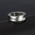 thumbnail image 3 of K-KED Stainless Steel Band Ring Womens Mens Jewellery Accessories Party Wholesale-Gold-7, 3 of 9